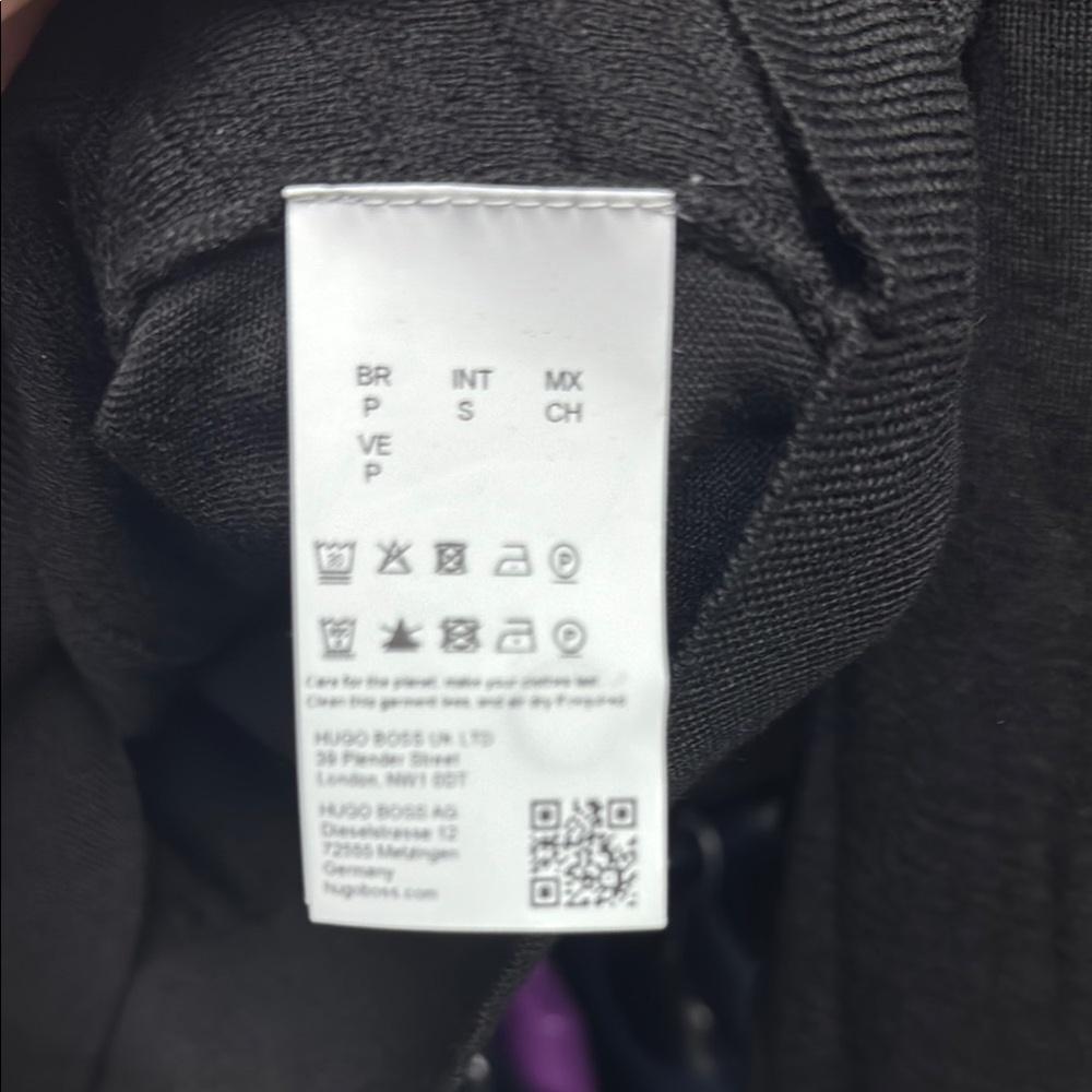 BOSS Black Long Sleeve Polo Shirt - Picture 2 of 5